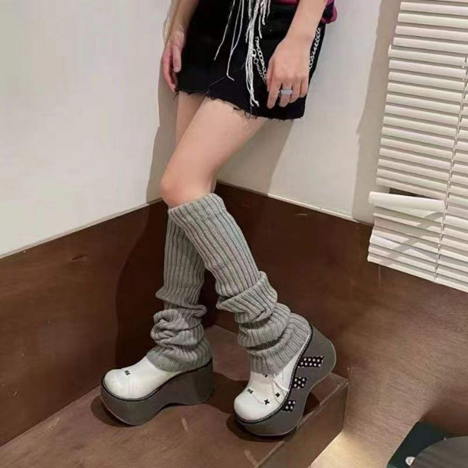 Calentadores de piernas de pun - Knee Sleeve Pair reseña y precio